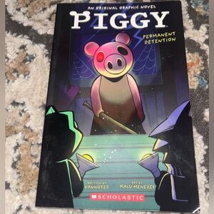 Scholastic Piggy Graphic Novel - Black and Pink Cover